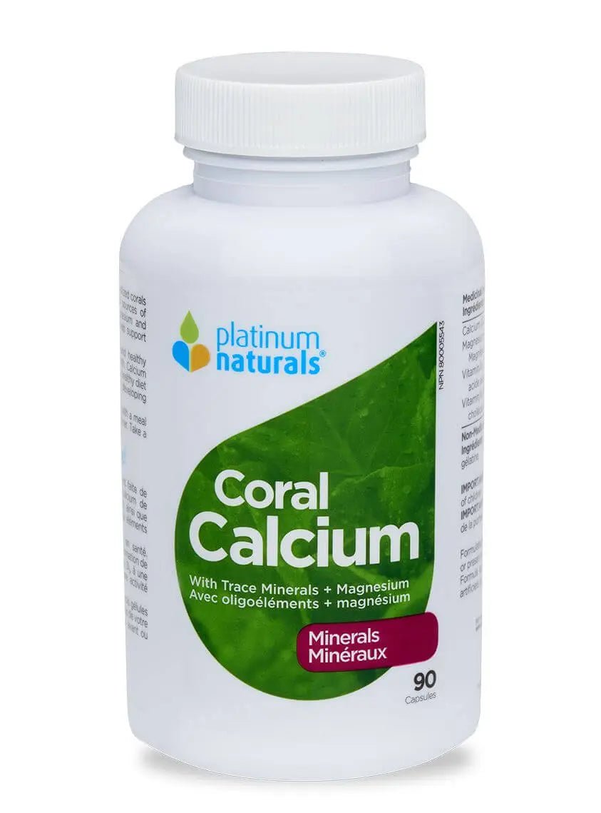 Platinum Naturals Coral Calcium 150mg 90 Capsules Nutrition Plus