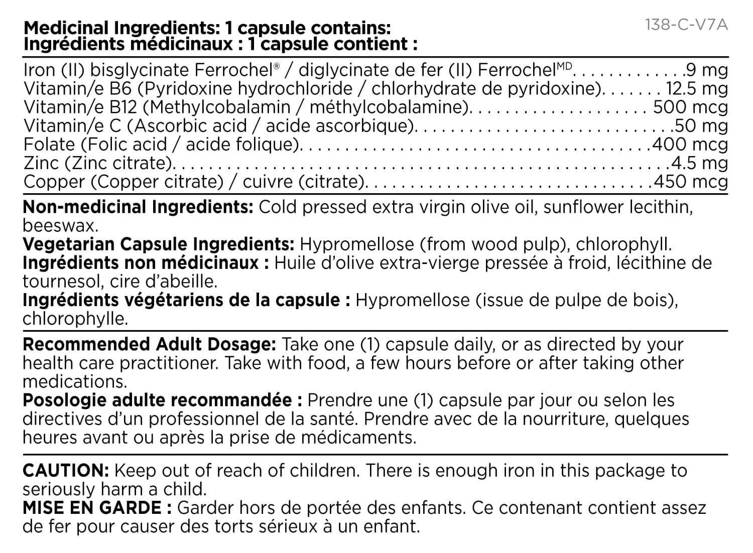 Platinum Naturals EasyIron® Veg Liquid Capsules - Nutrition Plus