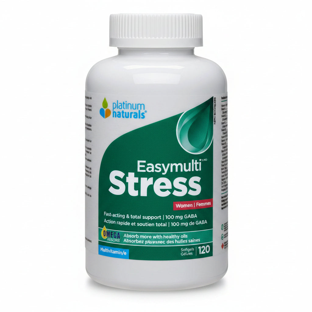 Platinum Naturals Easymulti Stress for Women 120 Softgels - Nutrition Plus