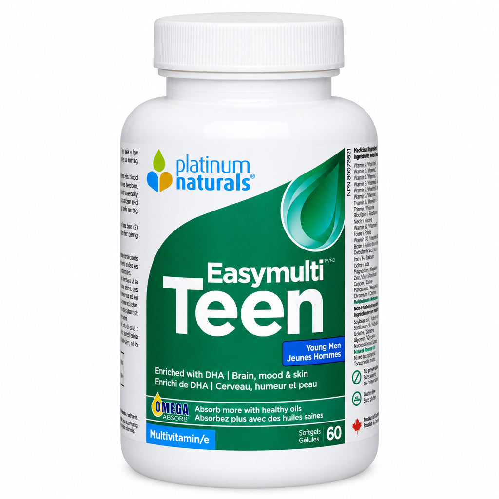 Platinum Naturals Easymulti® Teen for Young Men Softgels - Nutrition Plus
