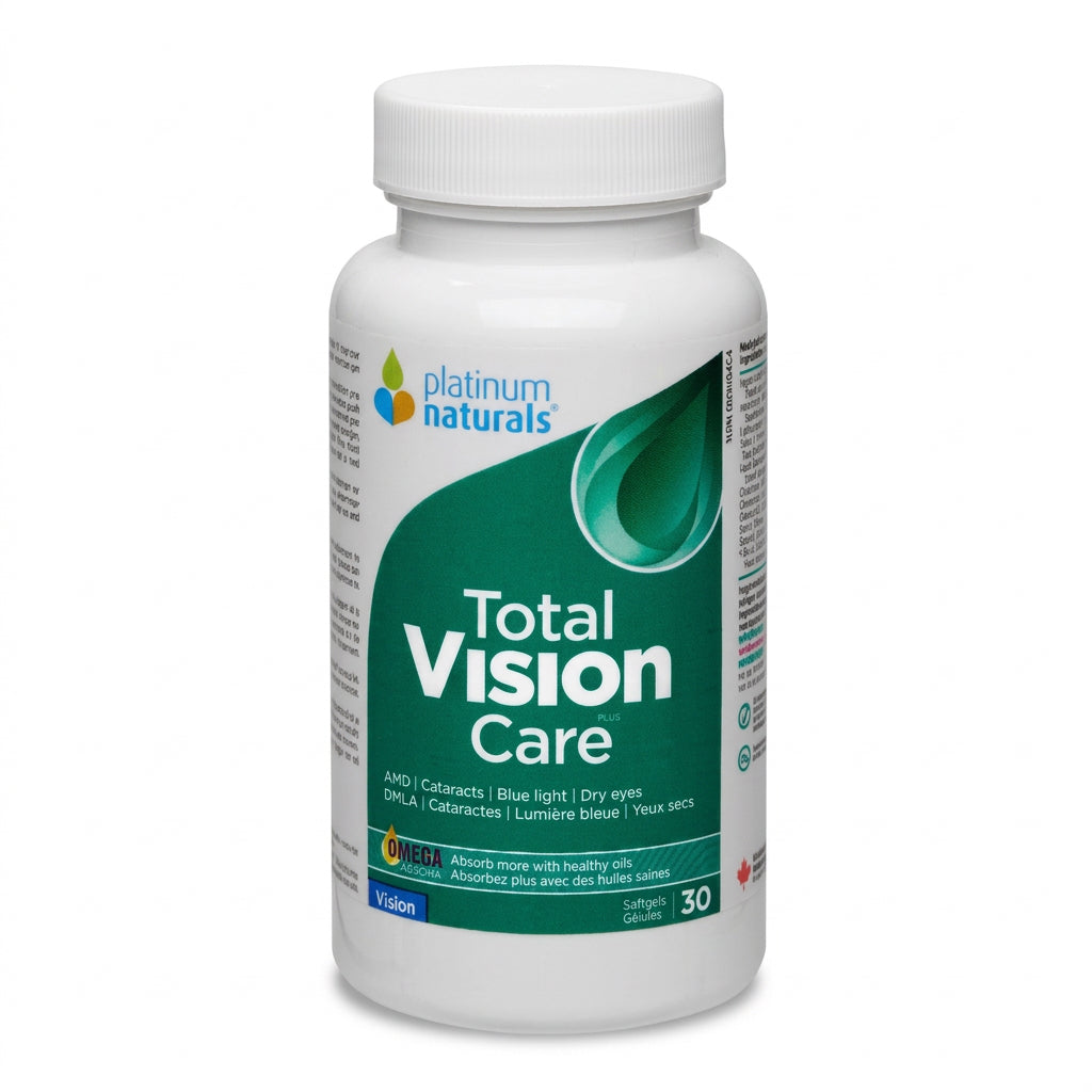 Platinum Naturals Total Vision Care 30 Softgels - Nutrition Plus