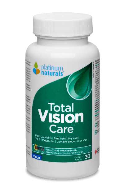 Platinum Naturals Total Vision Care 30 Softgels - Nutrition Plus