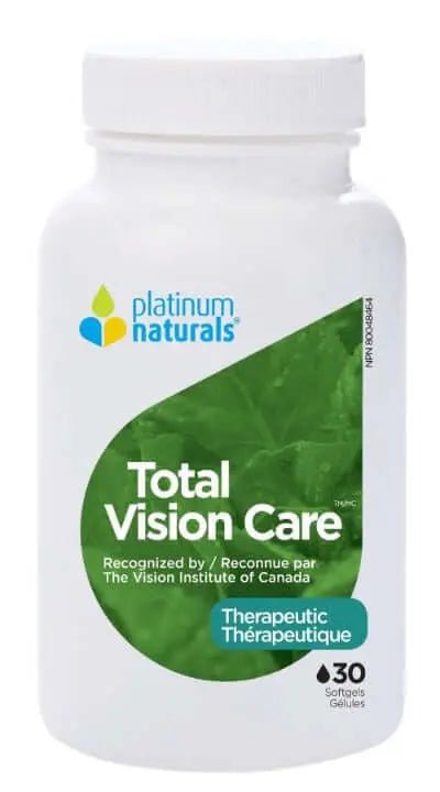 Platinum Naturals Total Vision Care 30 Softgels - Nutrition Plus
