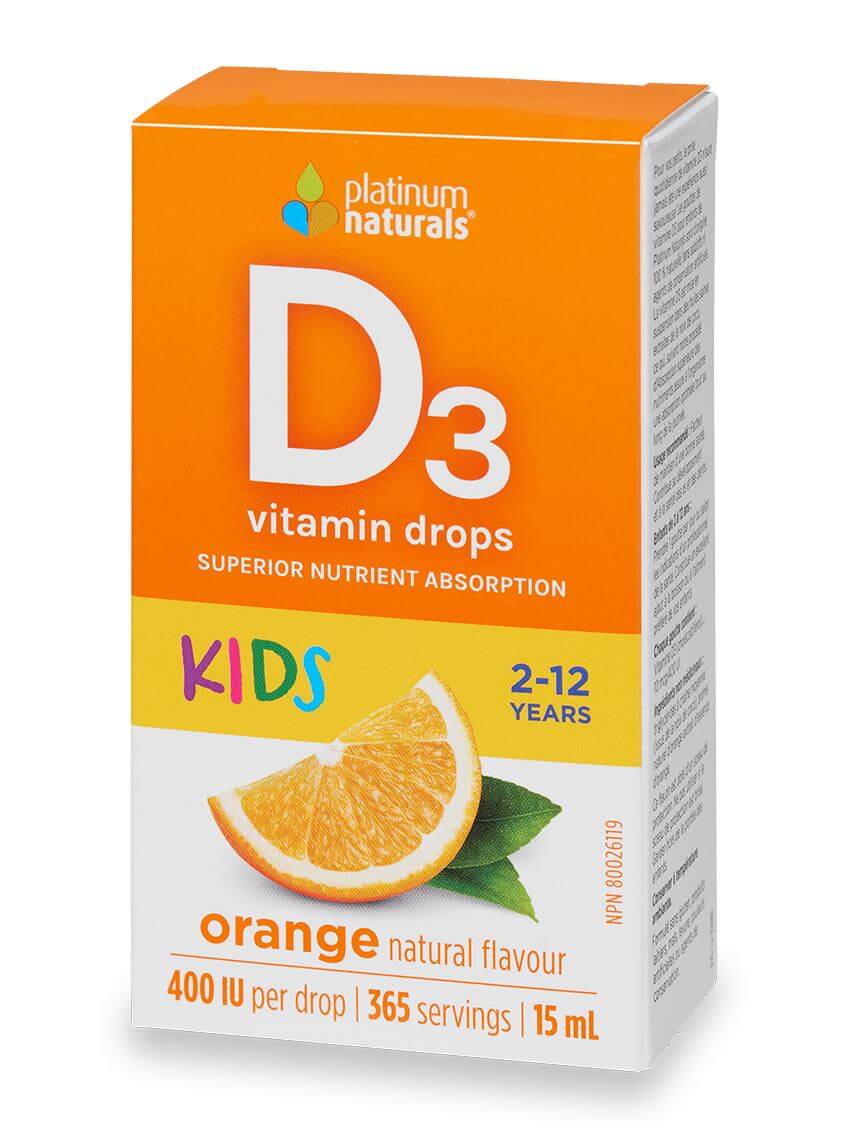 Platinum Naturals Vitamin D3 Drops for Kids 15mL - Nutrition Plus