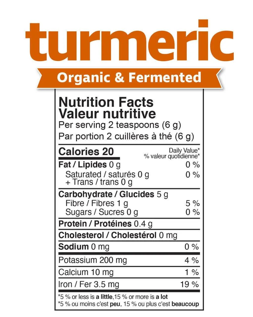 Prairie Natural Fermented Organic Turmeric 150 Grams - Nutrition Plus