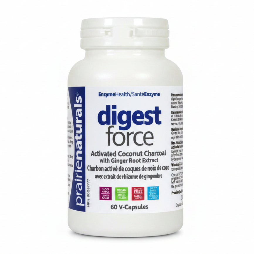 Prairie Naturals Digest Force with Ginger Veg Capsules - Nutrition Plus