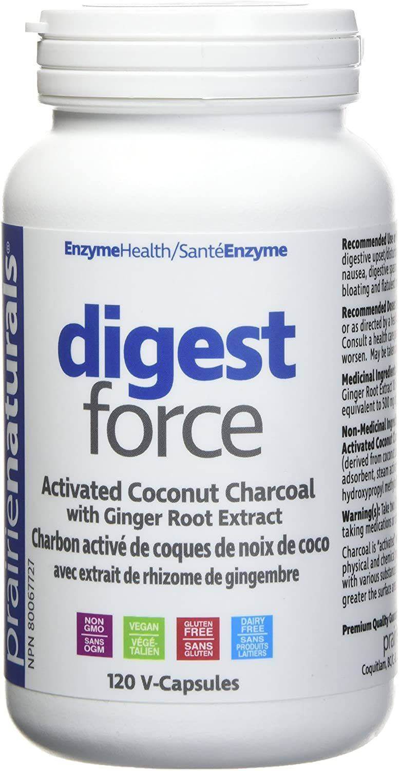 Prairie Naturals Digest Force with Ginger Veg Capsules - Nutrition Plus