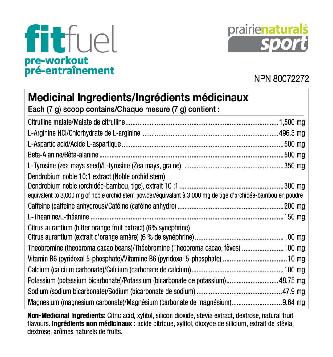 Prairie Naturals FitFuel 210 Grams - Nutrition Plus