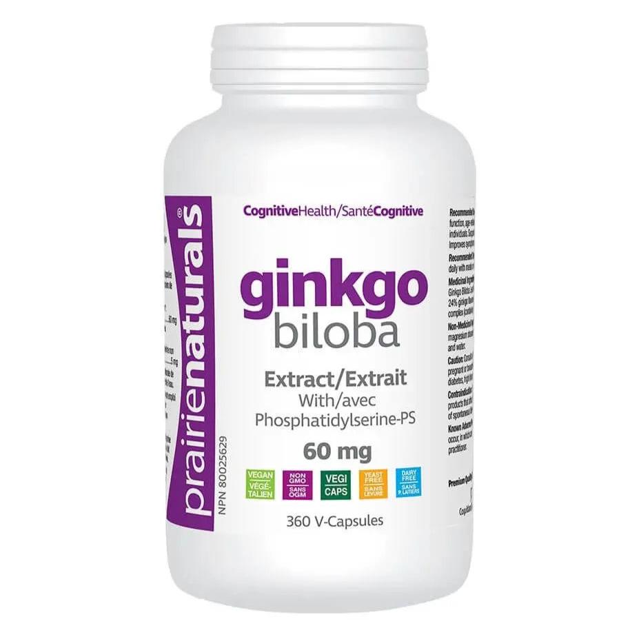 Prairie Naturals Ginkgo Biloba 60mg - Nutrition Plus