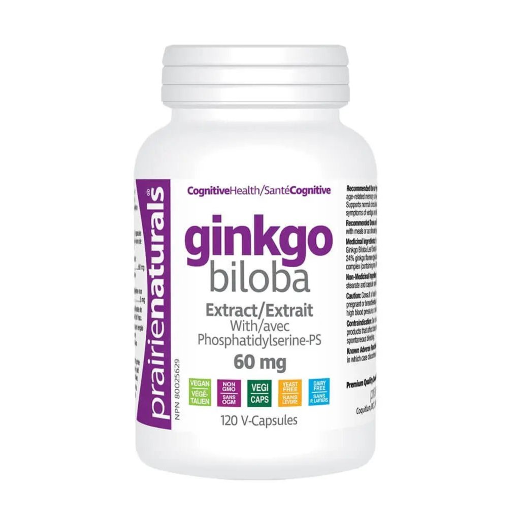 Prairie Naturals Ginkgo Biloba 60mg - Nutrition Plus