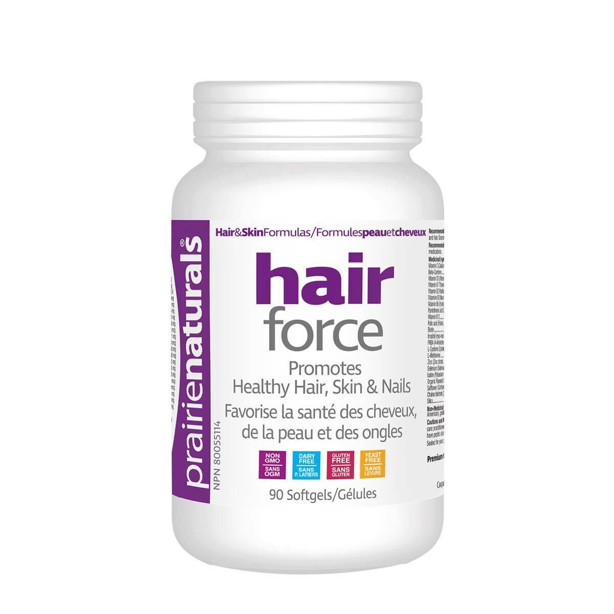 Prairie Naturals Hair-Force Softgels - Nutrition Plus