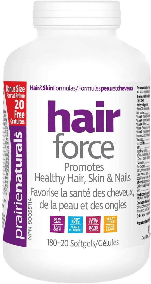 Prairie Naturals Hair-Force Softgels - Nutrition Plus