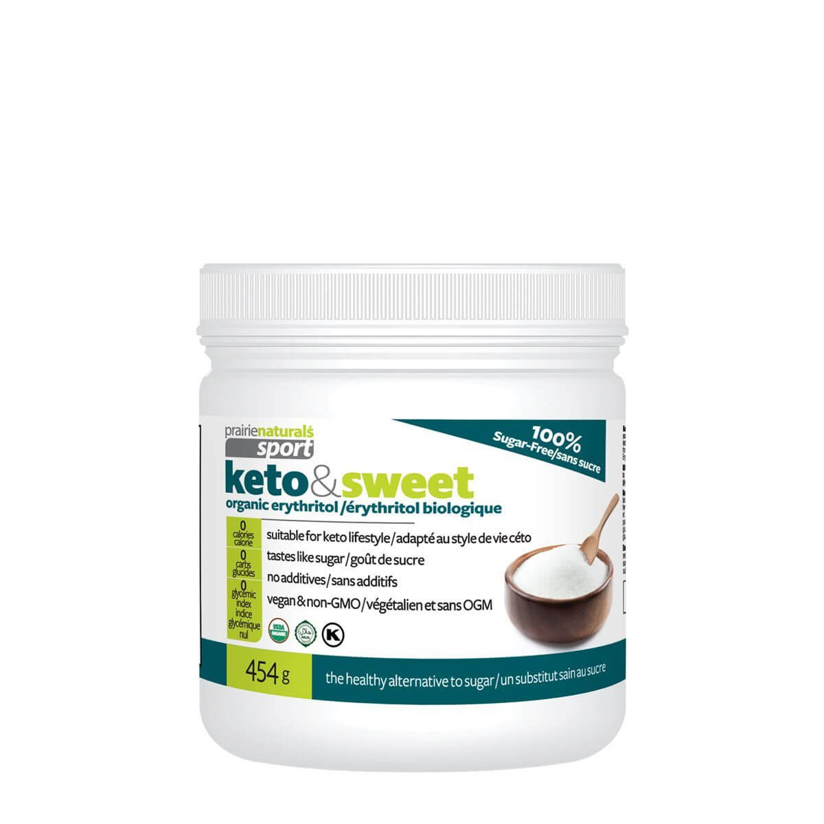 Prairie Naturals Keto & Sweet Organic Erythritol 454 Grams - Nutrition Plus