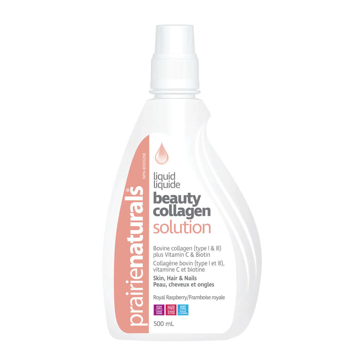 Prairie Naturals Liquid Beauty Collagen Solution 500mL - Nutrition Plus