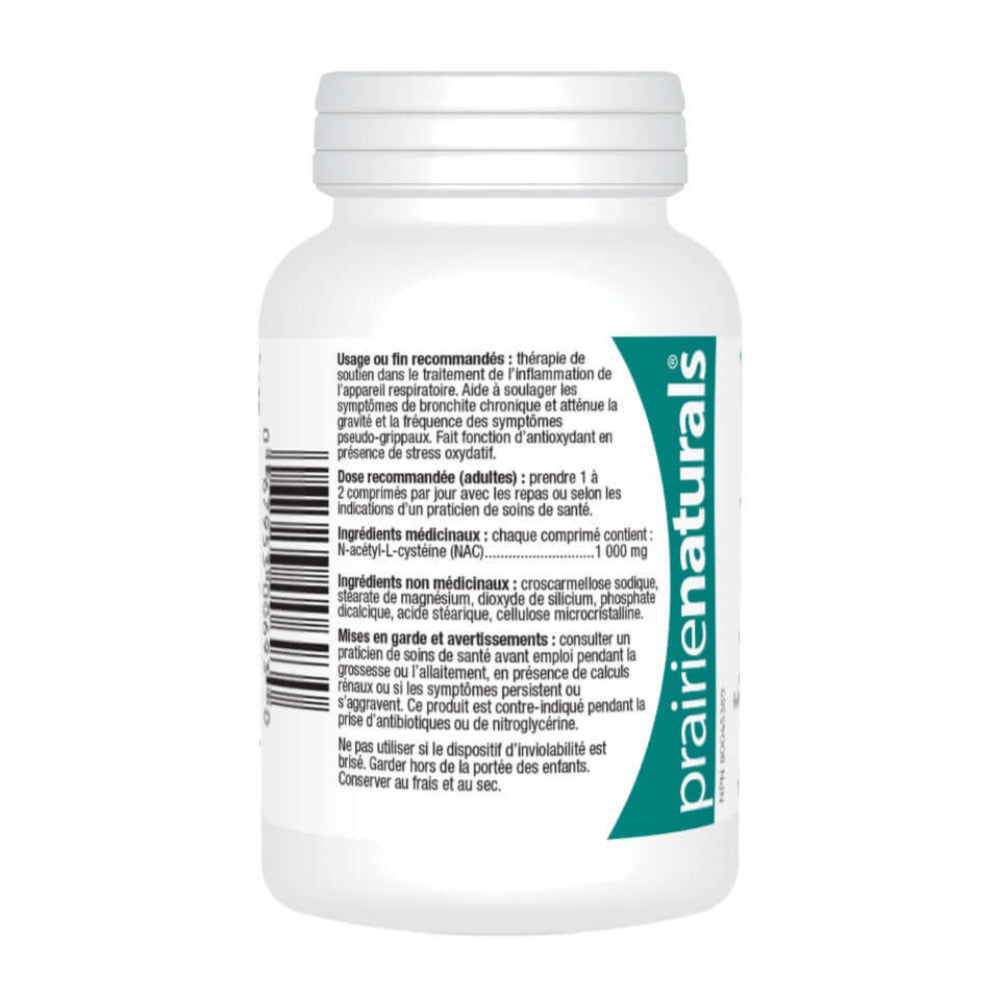 Prairie Naturals NAC 1000 mg 60 Caplets - Nutrition Plus