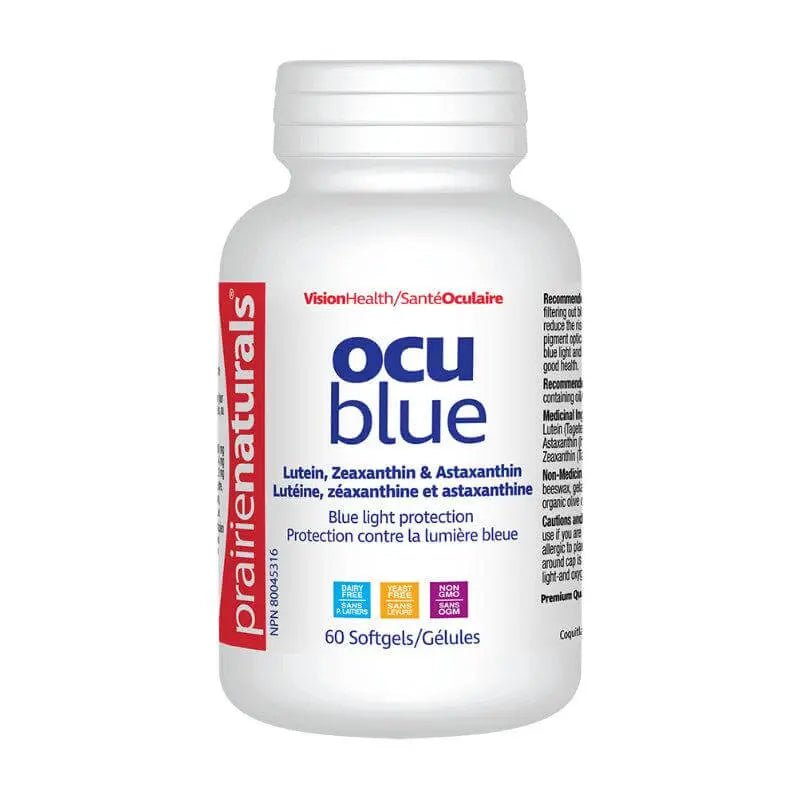 Prairie Naturals Ocu Blue with Lutein 60 Softgels - Nutrition Plus