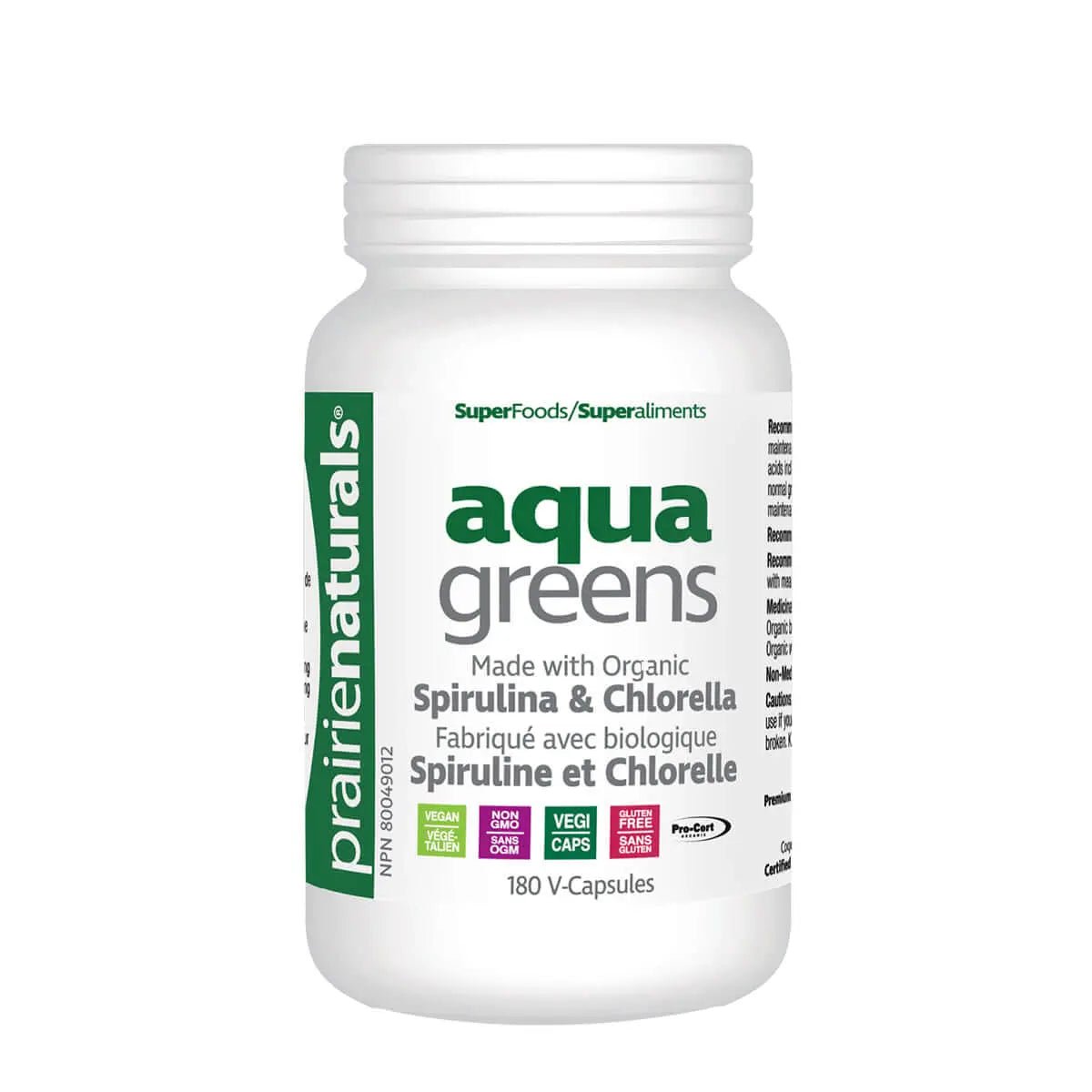 Prairie Naturals Organic Aqua Greens - Nutrition Plus