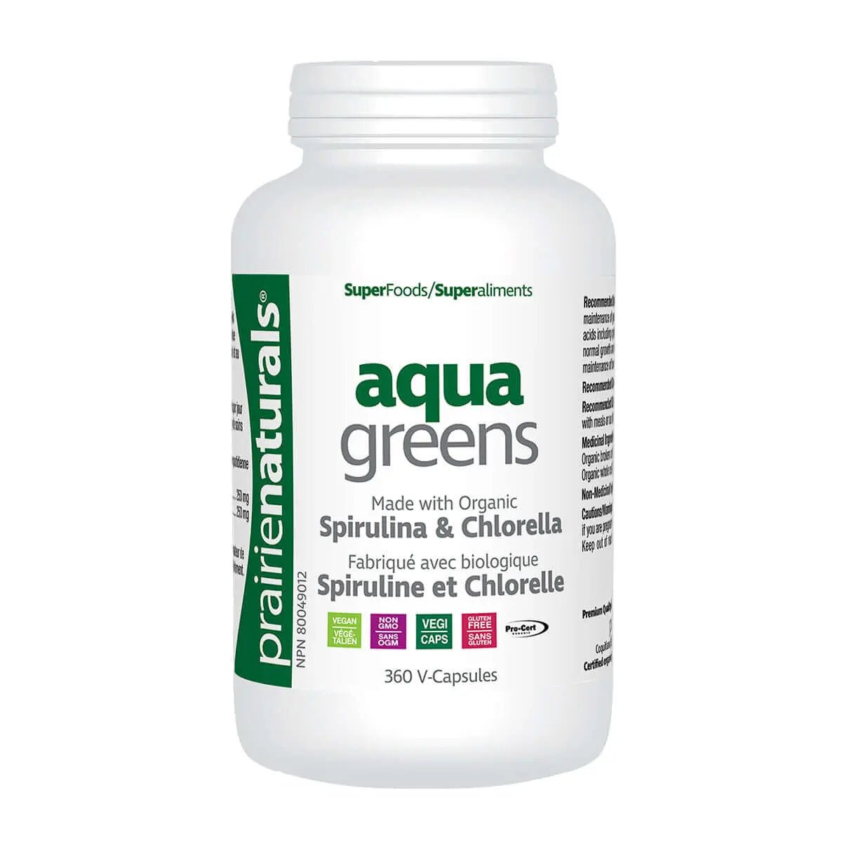 Prairie Naturals Organic Aqua Greens - Nutrition Plus