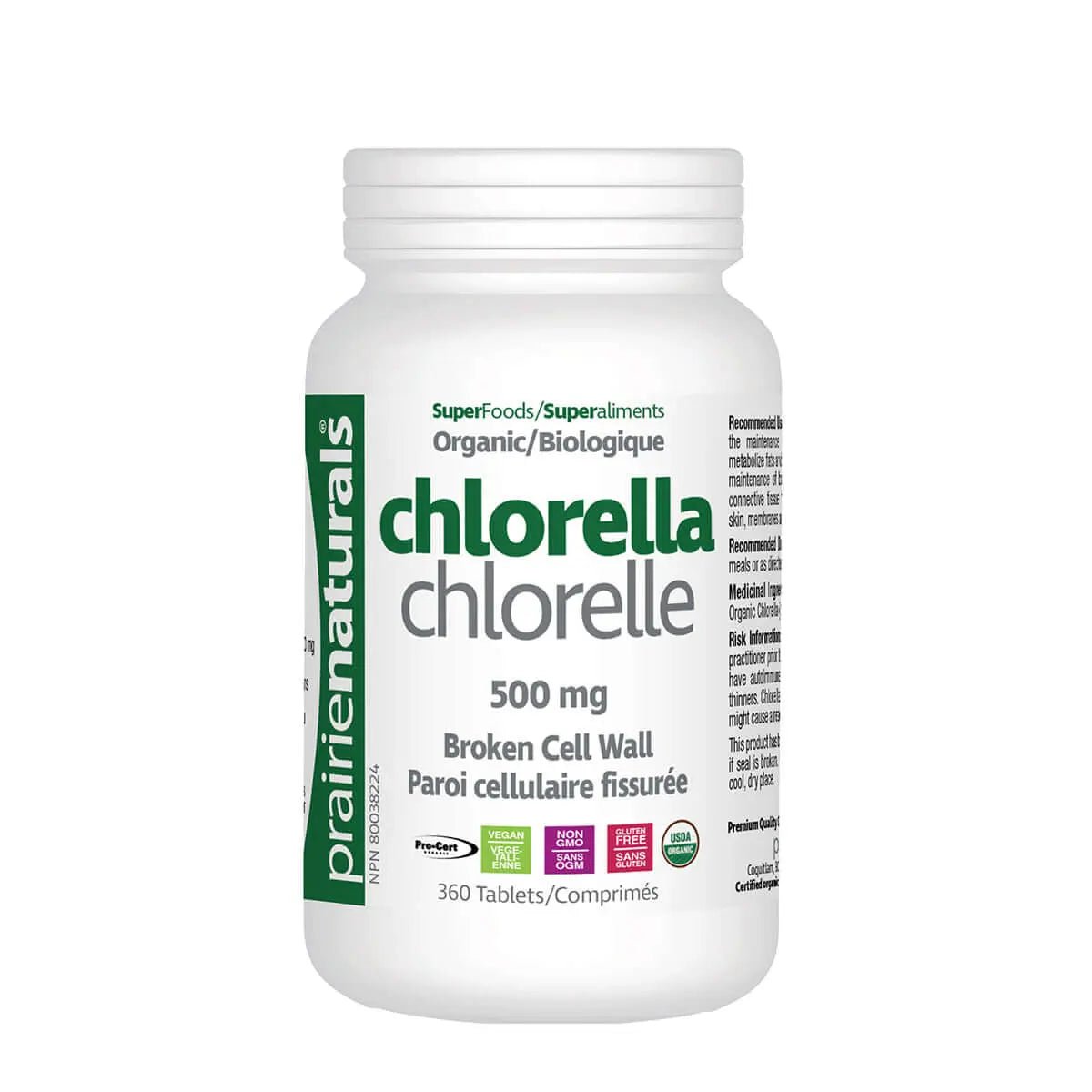 Prairie Naturals Organic Chlorella - Nutrition Plus