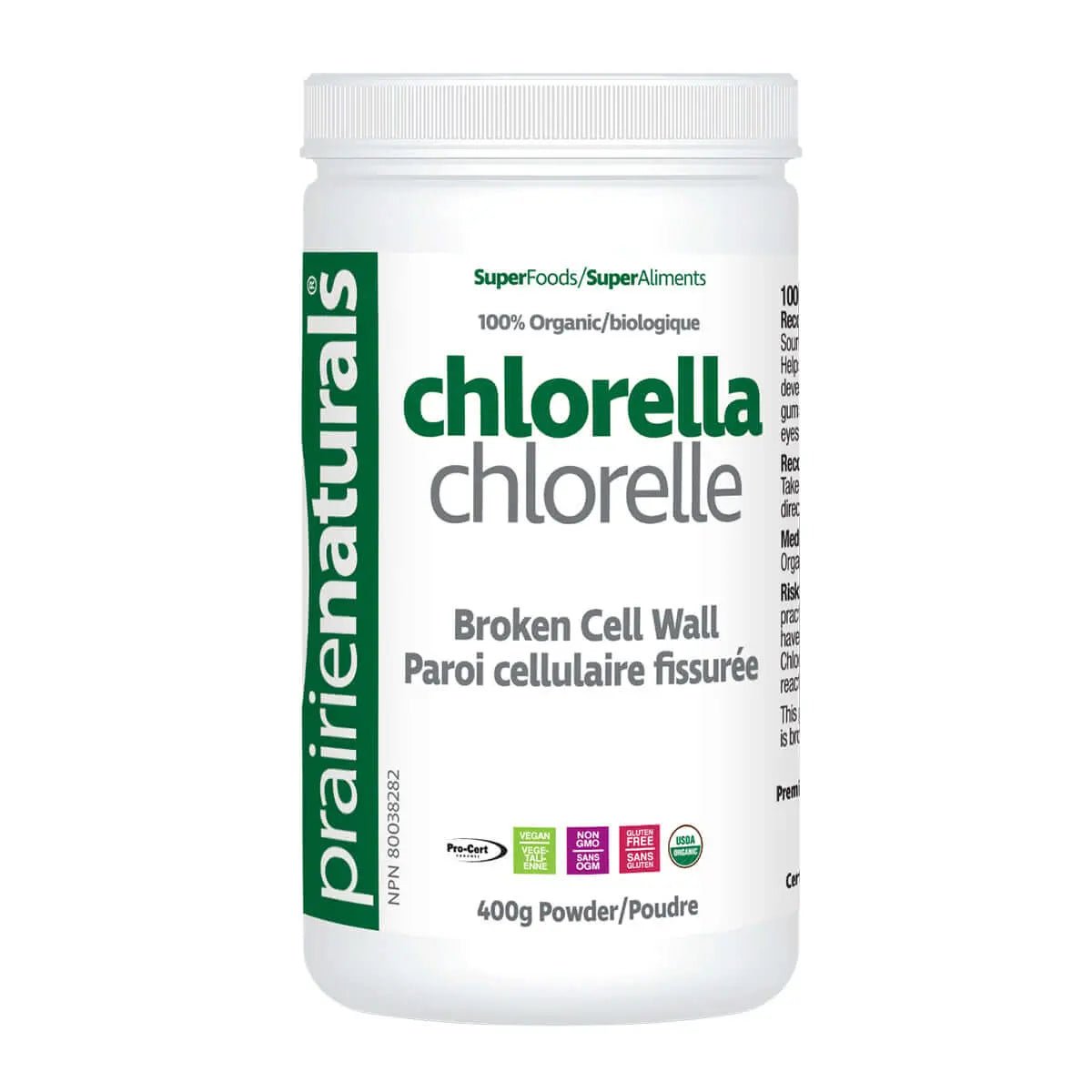 Prairie Naturals Organic Chlorella - Nutrition Plus