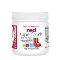 Thumbnail for Prairie Naturals Organic Red Superfoods Powder 210 Grams - Nutrition Plus