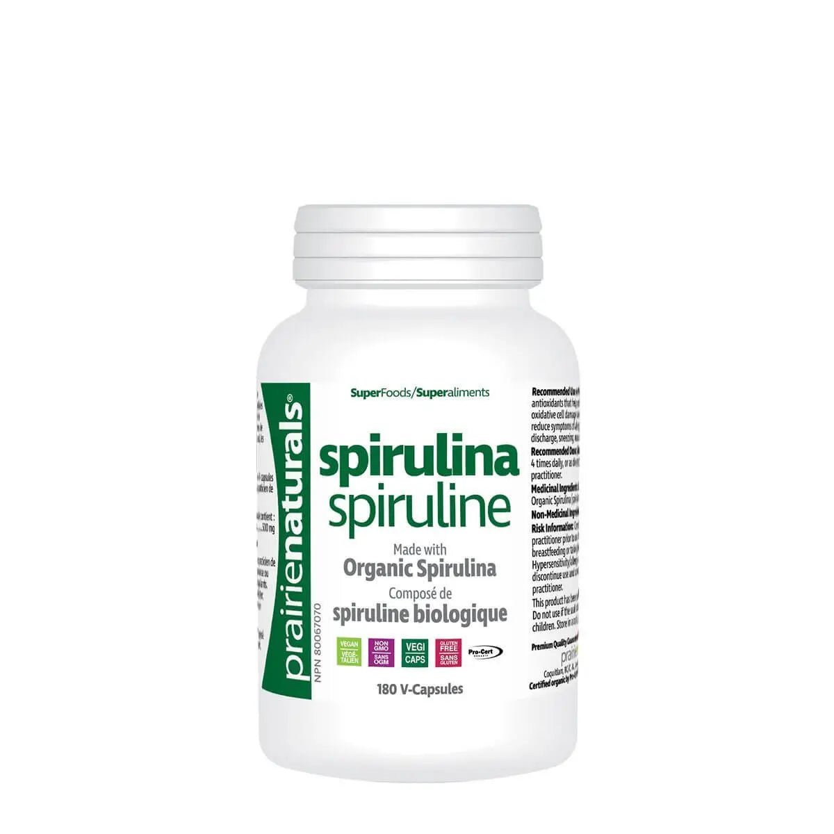 Prairie Naturals Organic Spirulina - Nutrition Plus