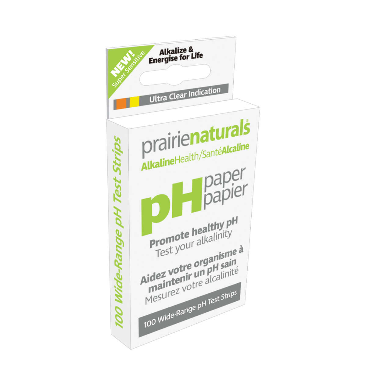 Prairie Naturals pH Paper 100 Strips - Nutrition Plus