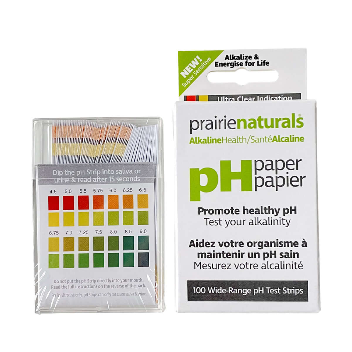 Prairie Naturals pH Paper 100 Strips - Nutrition Plus