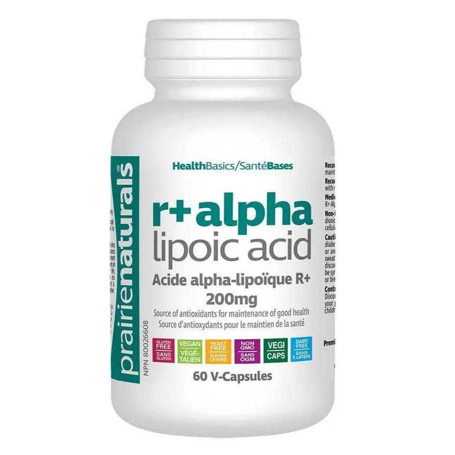 Prairie Naturals R+Alpha Lipoic Acid 60 Veg Capsules - Nutrition Plus