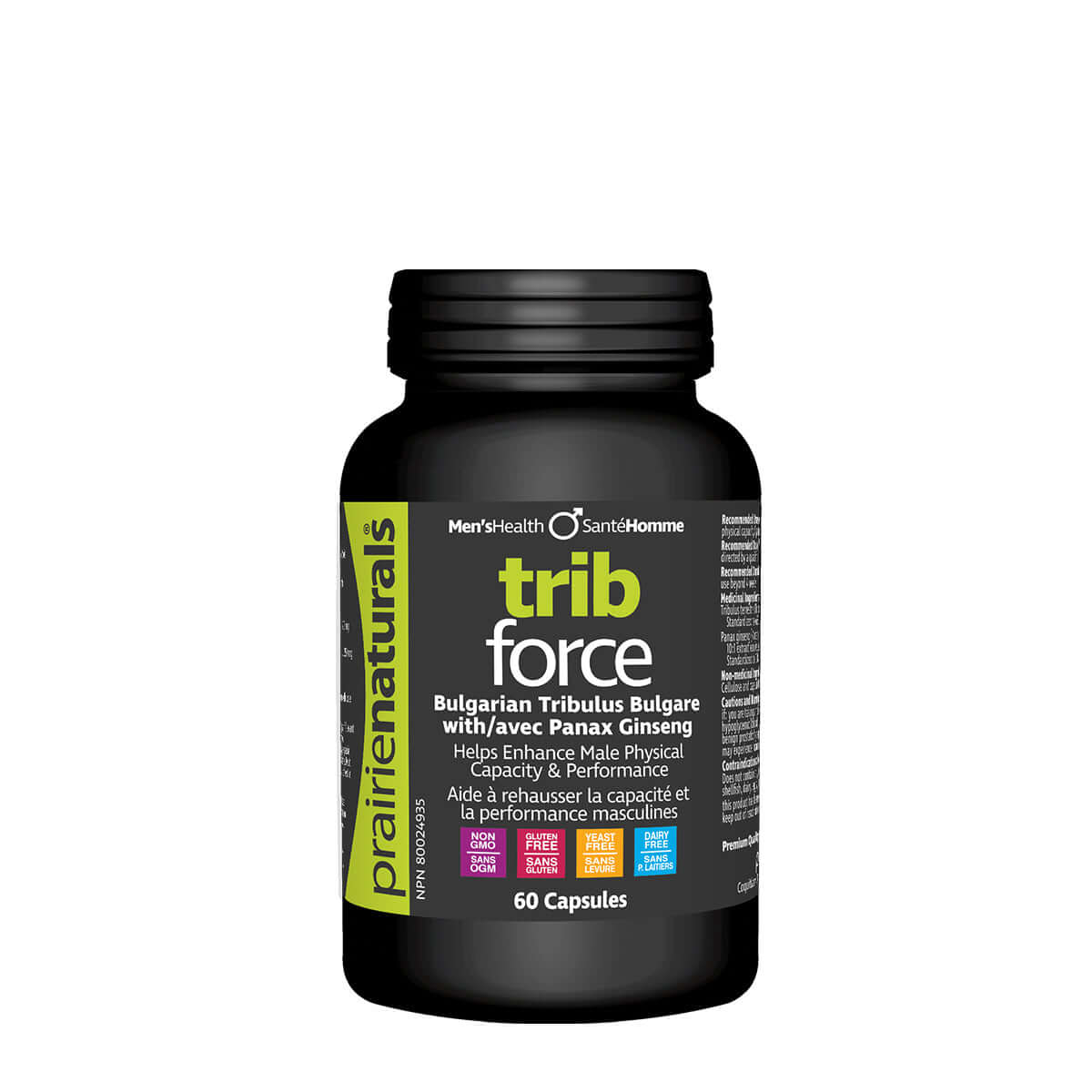 Prairie Naturals Trib Force 60 V-Capsules - Nutrition Plus