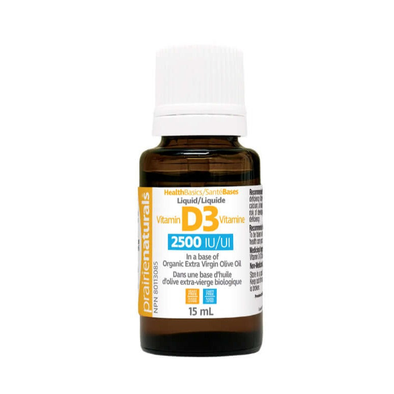 Prairie Naturals Vitamin D3 2500 i.u. 15 mL Liquid - Nutrition Plus