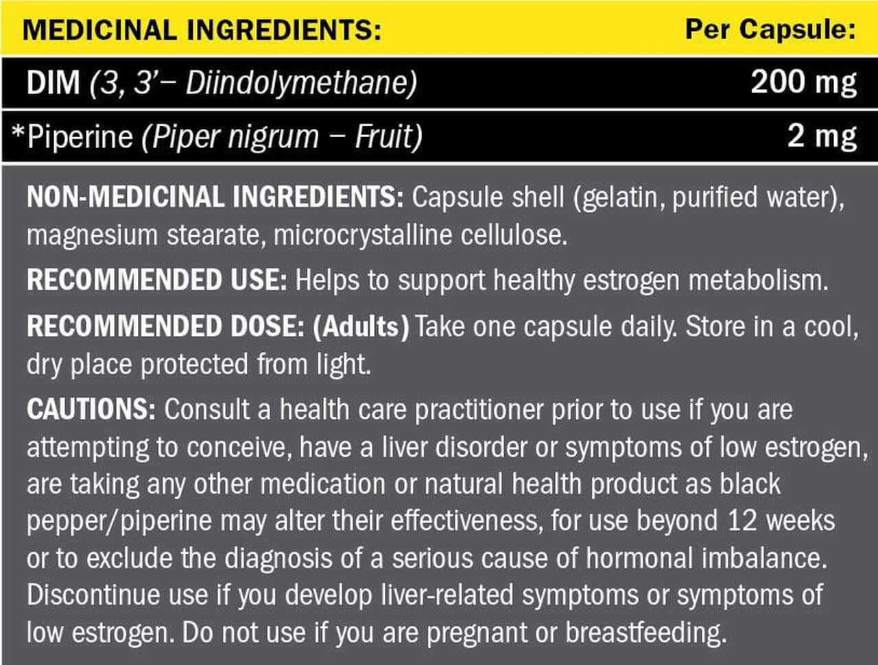 Precision Mega-DIM 90 Capsules - Nutrition Plus