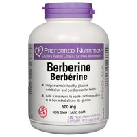 Thumbnail for Preferred Nutrition Berberine 120 Veg Capsules - Nutrition Plus