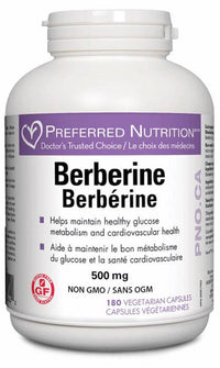 Thumbnail for Preferred Nutrition Berberine 180 Vegetarian Capsules - Nutrition Plus