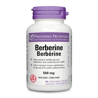 Thumbnail for Preferred Nutrition Berberine 90 Veg Capsules - Nutrition Plus