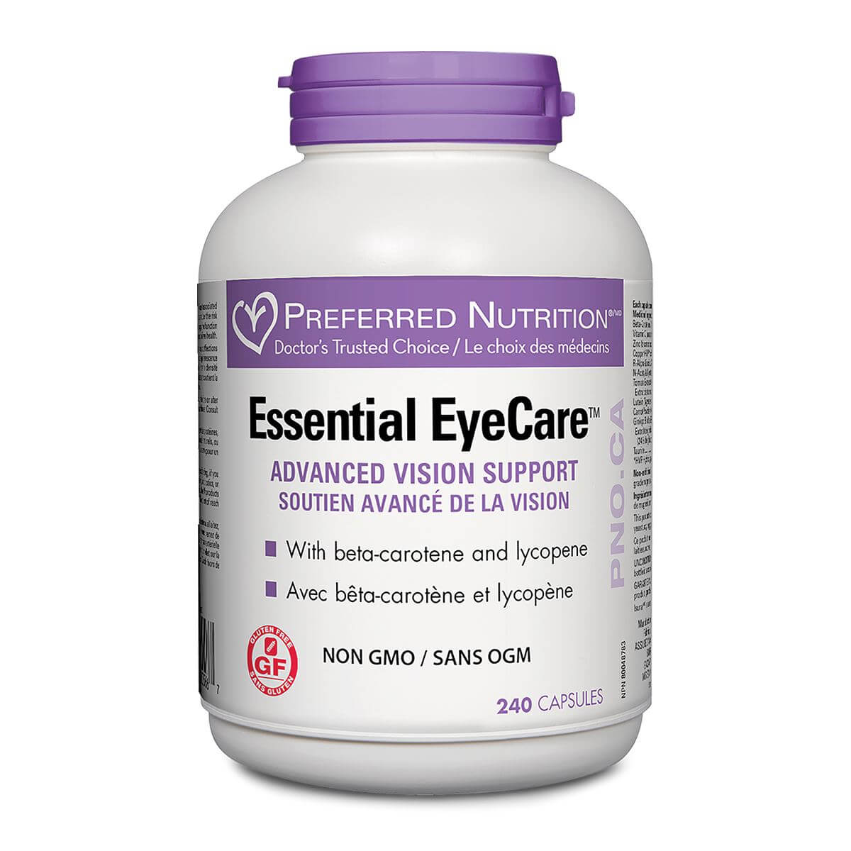 Preferred Nutrition Essential EyeCare 240 Capsules - Nutrition Plus