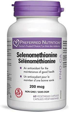 Preferred Nutrition Selenomethionine 60 Veg Capsules - Nutrition Plus