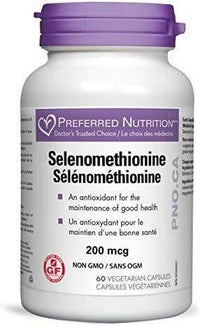 Thumbnail for Preferred Nutrition Selenomethionine 60 Veg Capsules - Nutrition Plus
