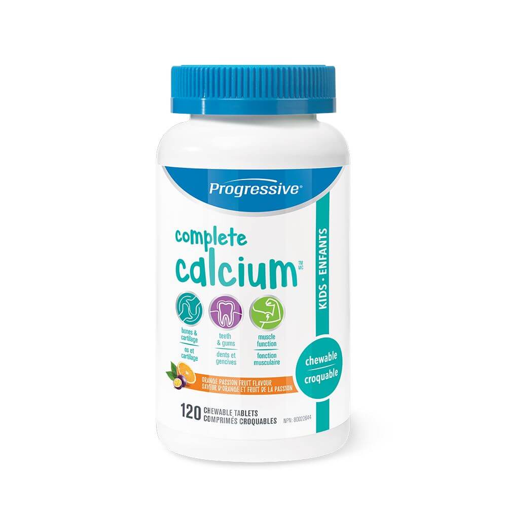 Progressive Complete Calcium for Kids 120 Chewable Tablets - Nutrition Plus