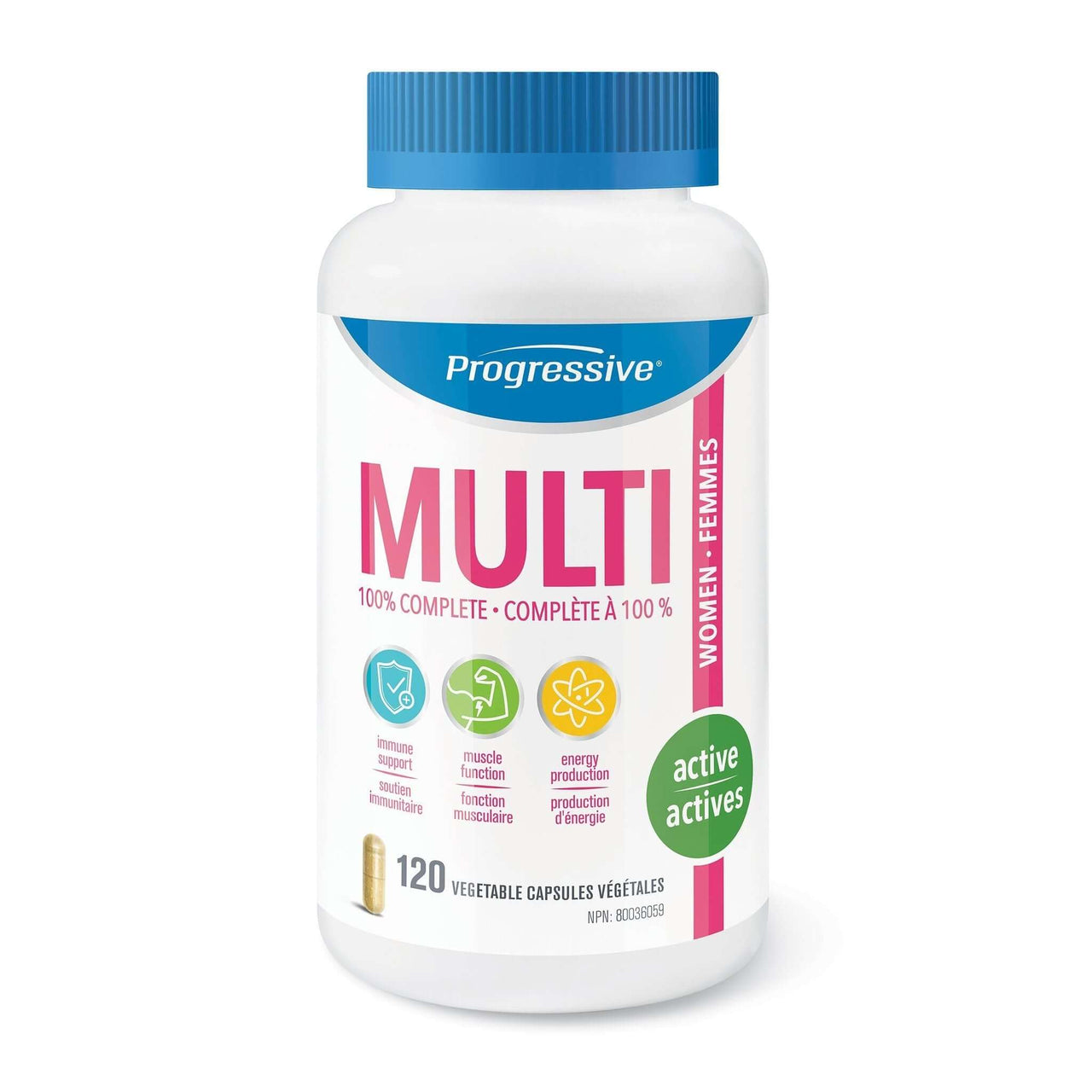Progressive Multi for Active Women 120 Veg Capsules - Nutrition Plus