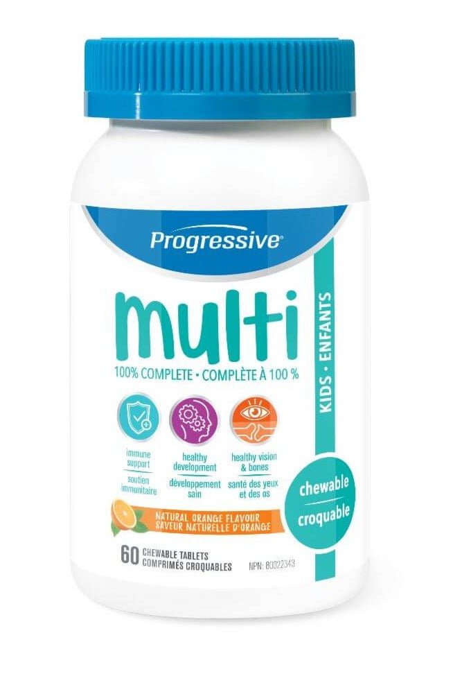 Progressive Multivitamins for Kids 60 Chewable Tablets - Nutrition Plus