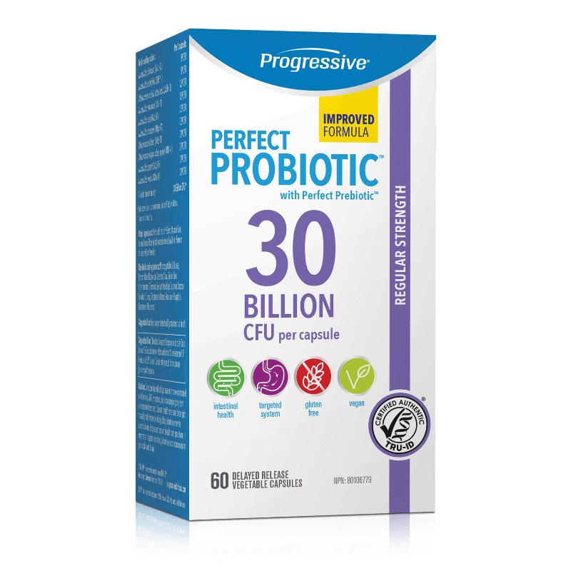 Progressive Perfect Probiotic 30 Billions 60 DR Veg Capsules - Nutrition Plus