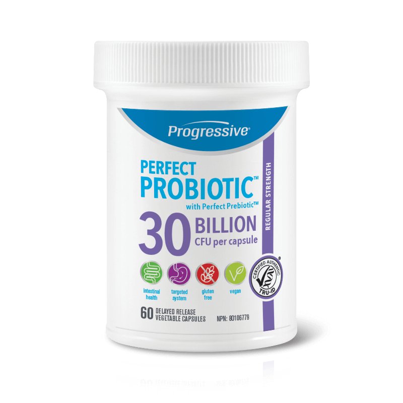 Progressive Perfect Probiotic 30 Billions 60 DR Veg Capsules - Nutrition Plus