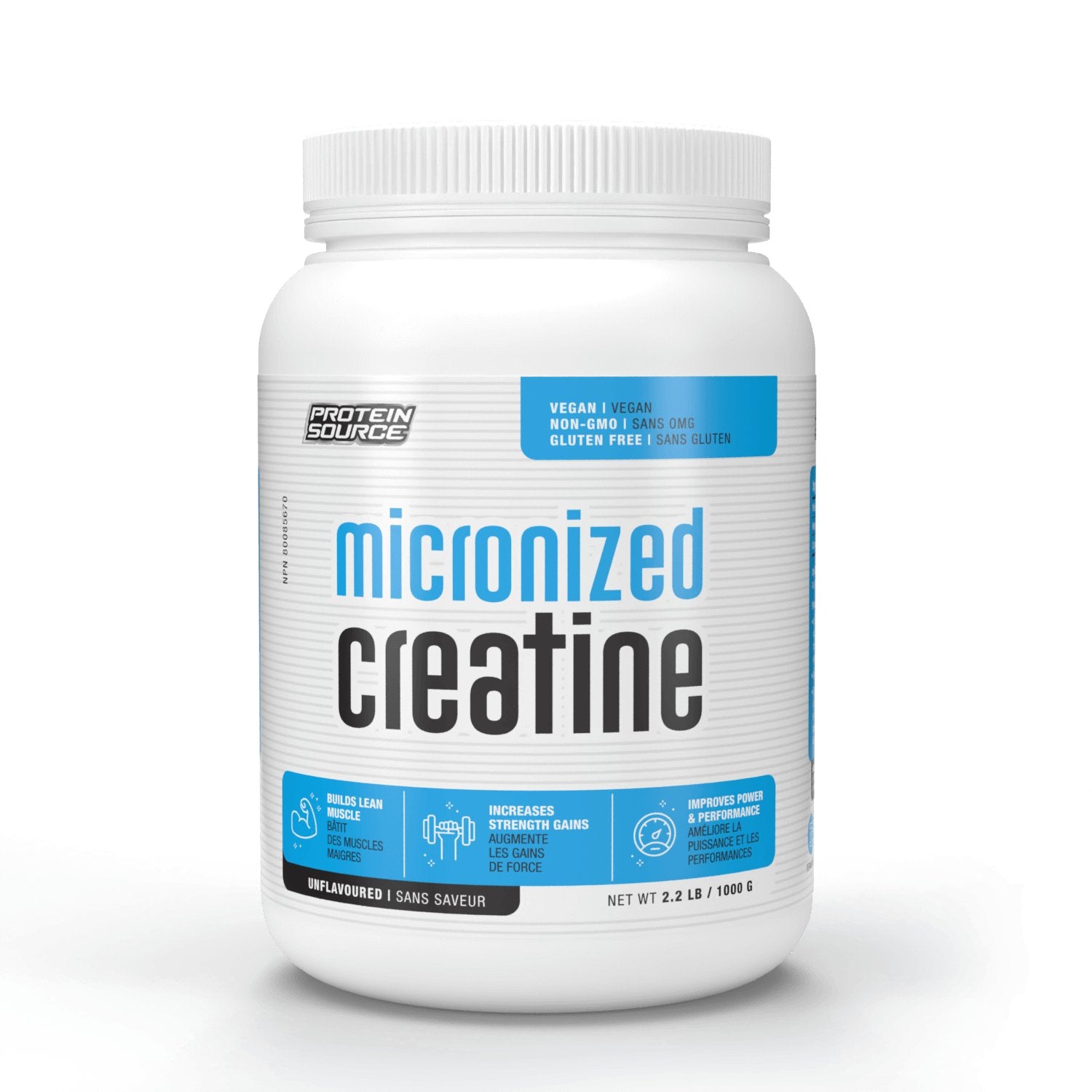 Protein Source Micronized Creatine Monohydrate 1000 Grams - Nutrition Plus