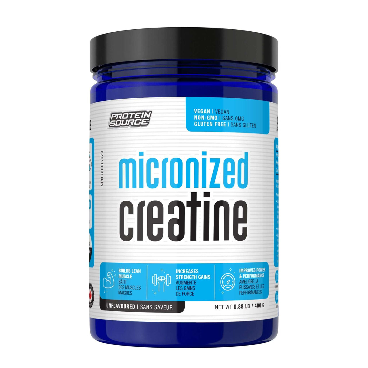 Protein Source Micronized Creatine Monohydrate 400 Grams - Nutrition Plus
