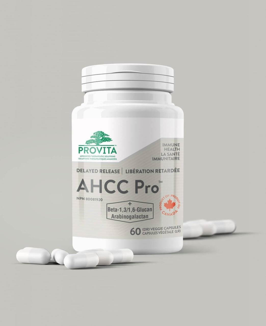 Provita AHCC® Pro™ 60 Veggie Capsules - Nutrition Plus