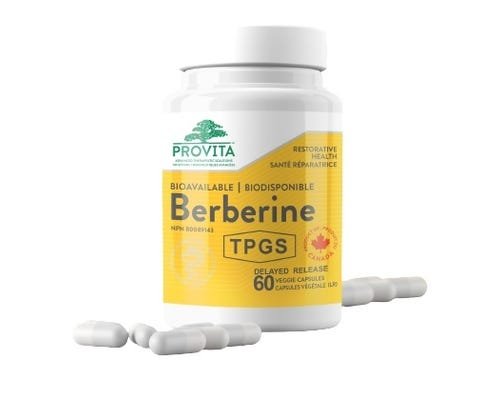 Provita Berberine TPGS Delayed Release 60 Veg Capsules - Nutrition Plus