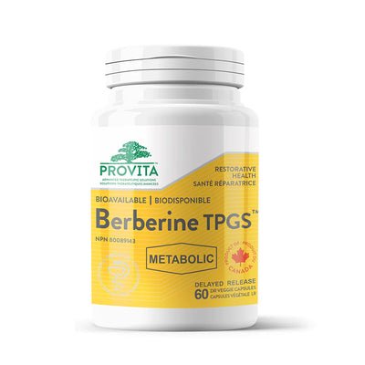 Provita Berberine TPGS Delayed Release 60 Veg Capsules - Nutrition Plus