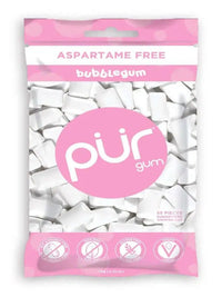 Thumbnail for Pur Gum Sugar-Free BubbleGum Bag 77 Grams, 55 Pieces - Nutrition Plus