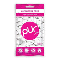 Thumbnail for Pur Gum Sugar-Free Pomegranate Gum Bag 77 Grams, 55 Pieces - Nutrition Plus